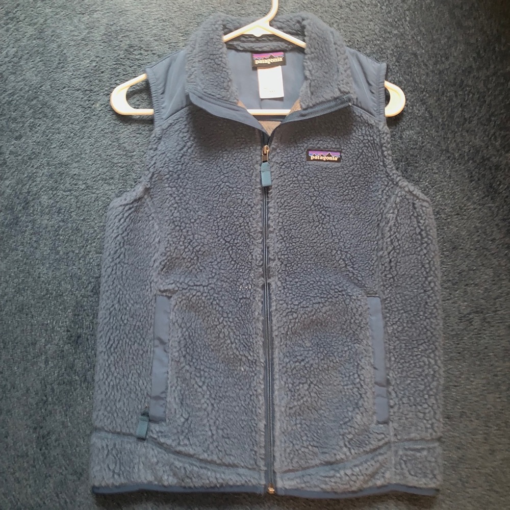 patagonia blue vest